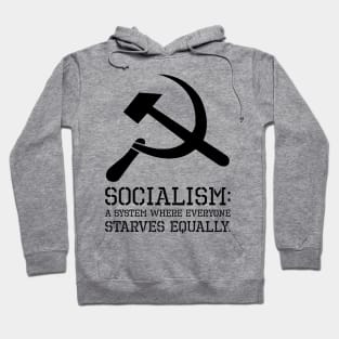 Socialism Definition - Funny Anti Socialist & Communist Hoodie